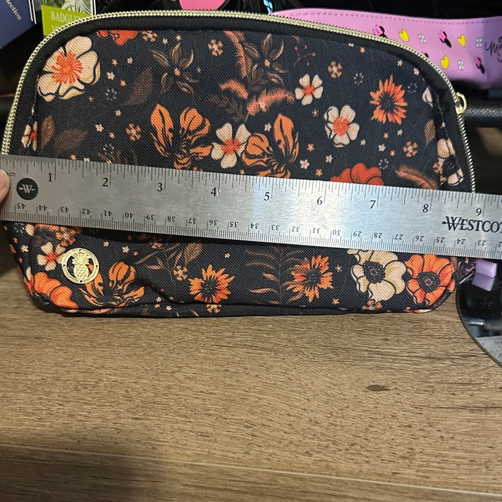 Simply Southern Floral Belt Bag - Black, Orange, White - Picture 7 of 7